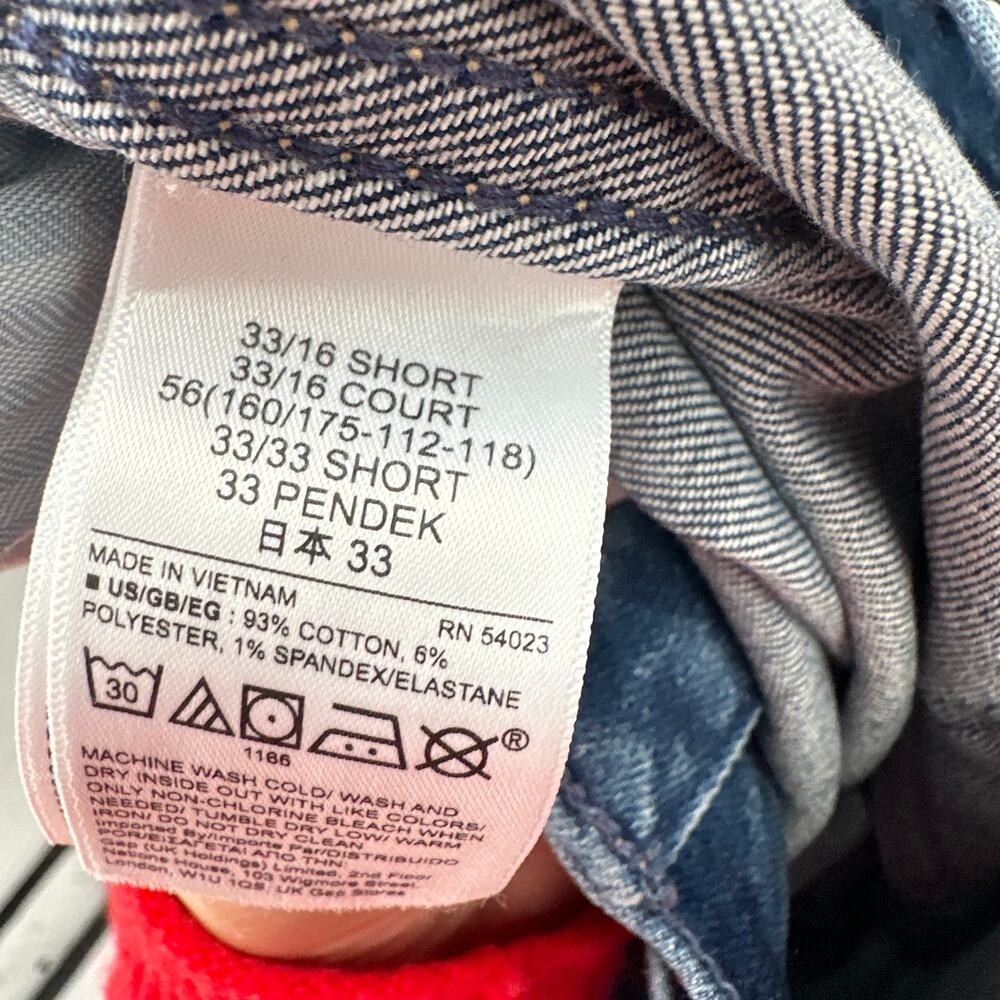 GAP DENIM Vintage Slim Mid Rise Distressed Medium Wash Jean // 16 Short - Picture 8 of 8
